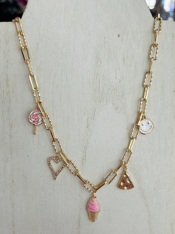 Sweet Treat Charm Necklace