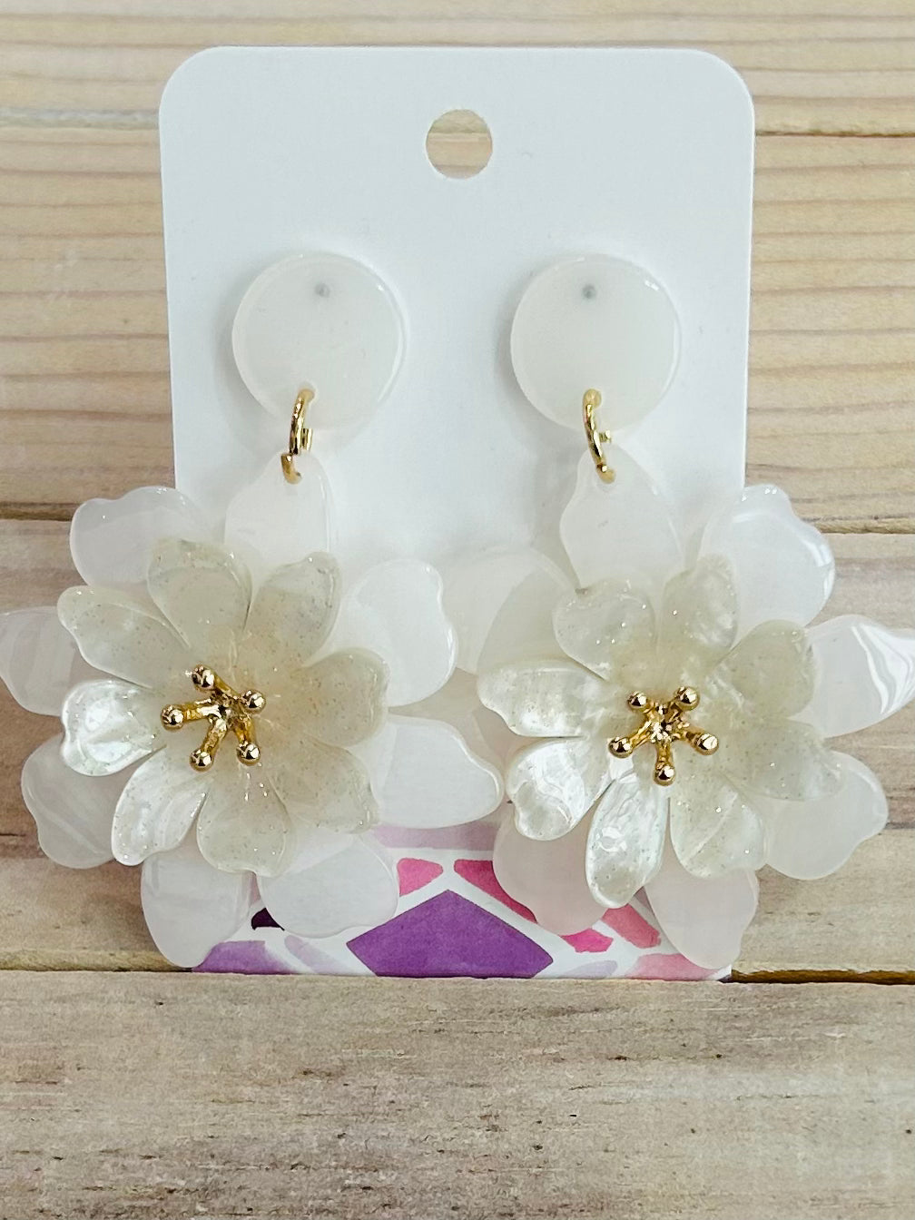 Chunky Flower Earrings