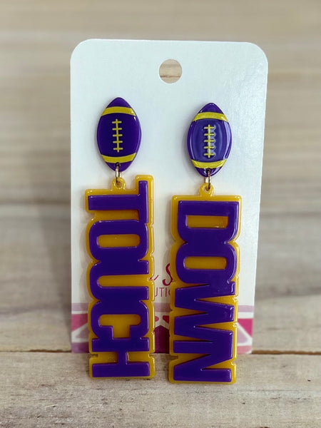 Touch Down Drop Earrings