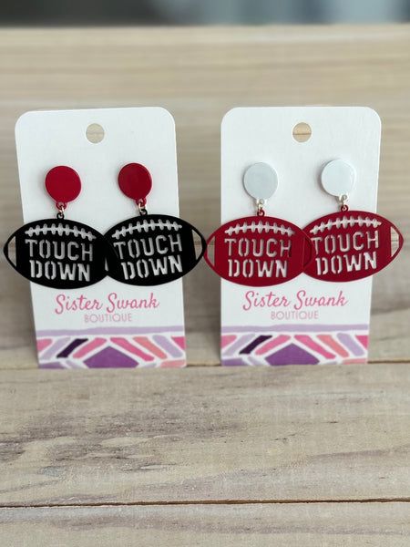 Metal Touch Down Earrings