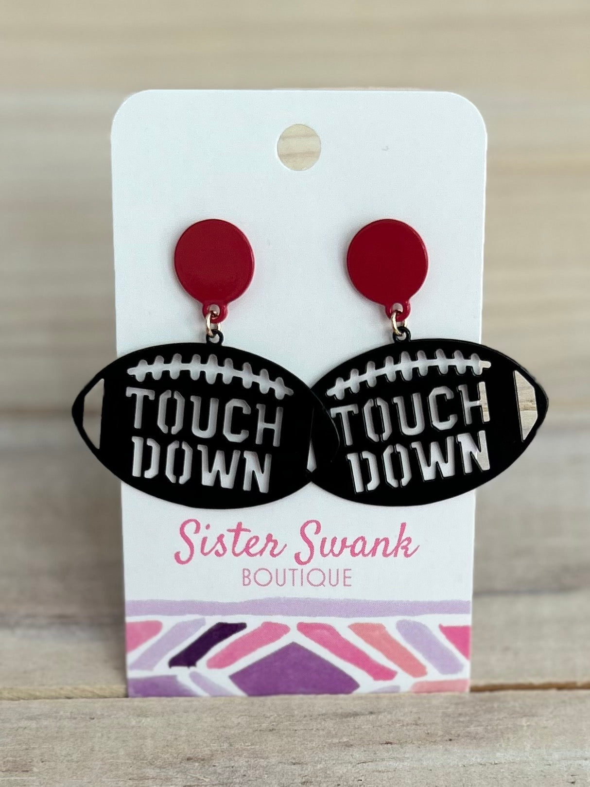 Metal Touch Down Earrings