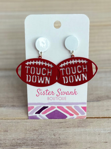 Metal Touch Down Earrings