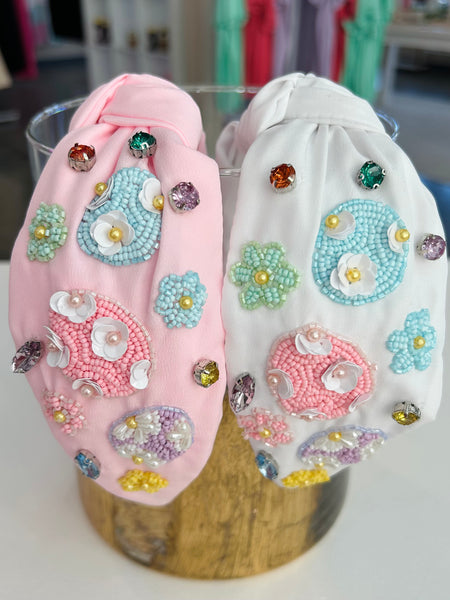 Floral Easter Egg Headband Collection