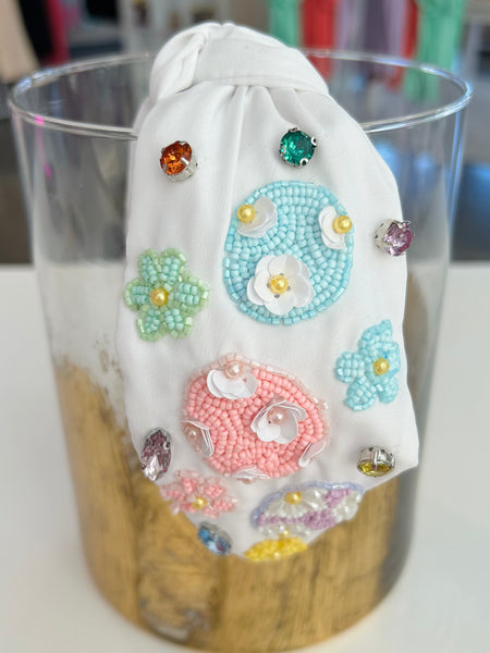 Floral Easter Egg Headband Collection