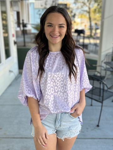 Grow Together Blouse - Lavender