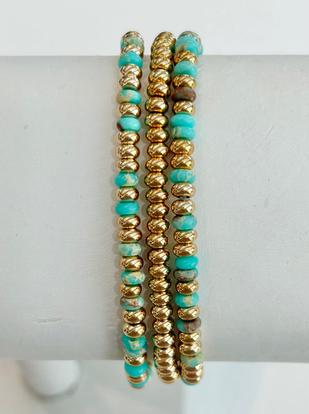 Everyday Glow Bracelet Set - Teal