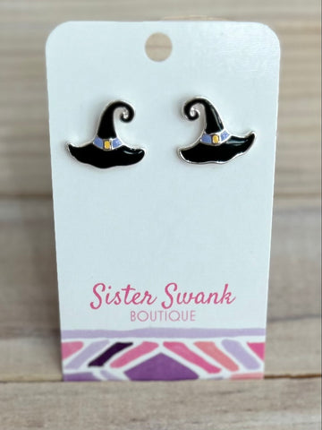 Witch Hat Stud Earrings