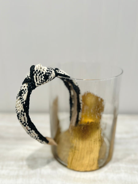 Beach Breeze Raffia Headband - Black