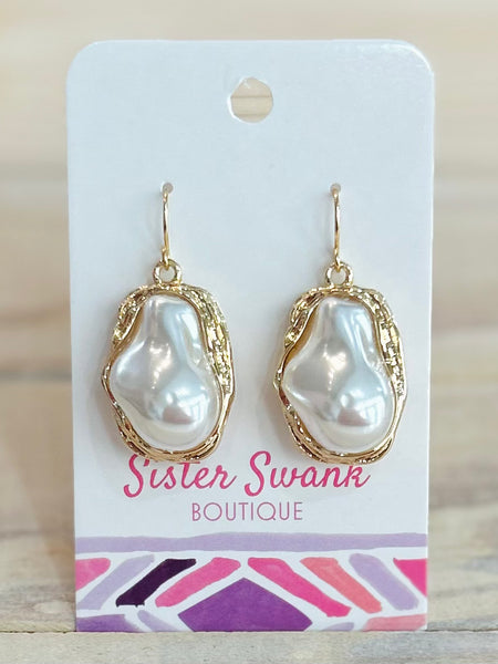 Baroque Luxe Drop Earrings