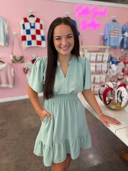 Easy Elegance Dress - Sage