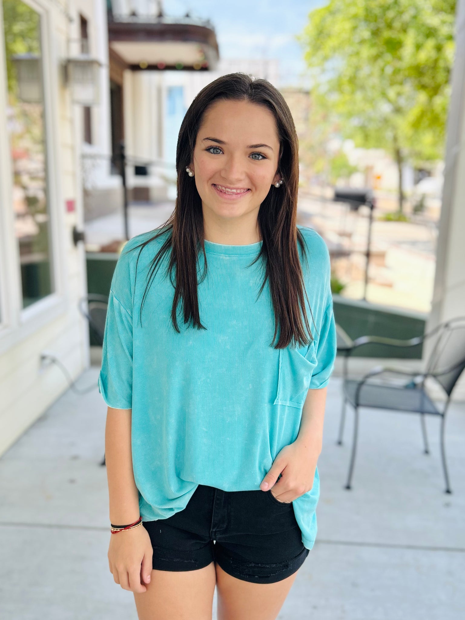 In My Element Top - Mint