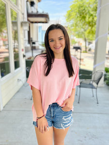 Let Them Know Top - Pink