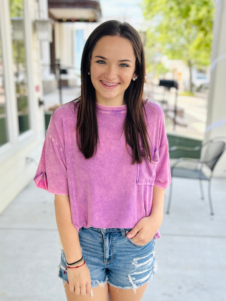 In My Element Top - Violet