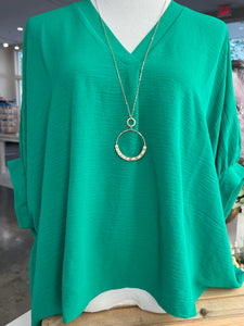 Nothing But The Best Blouse - Green