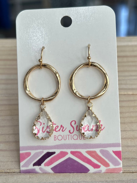 Teardrop Drop Earrings