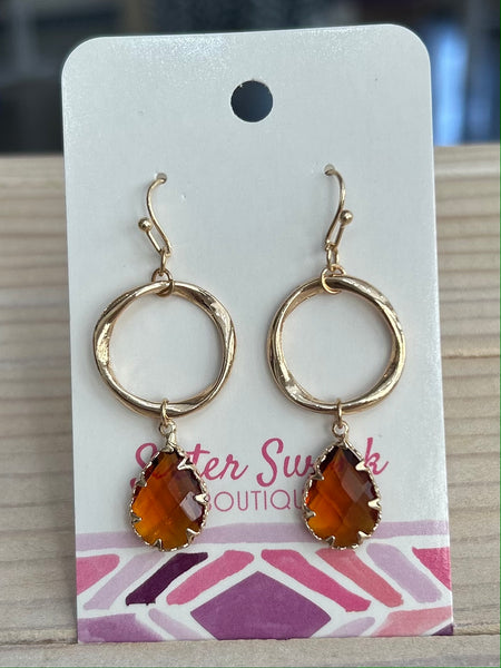 Teardrop Drop Earrings