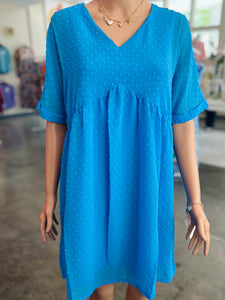 Come Along With Me Dress - Blue