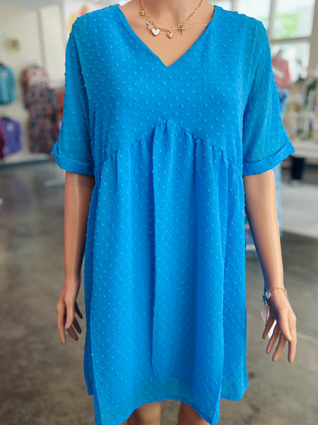 Come Along With Me Dress - Blue