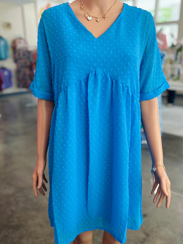 Come Along With Me Dress - Blue