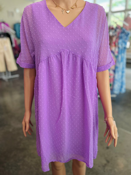 Come Along With Me Dress - Lavender