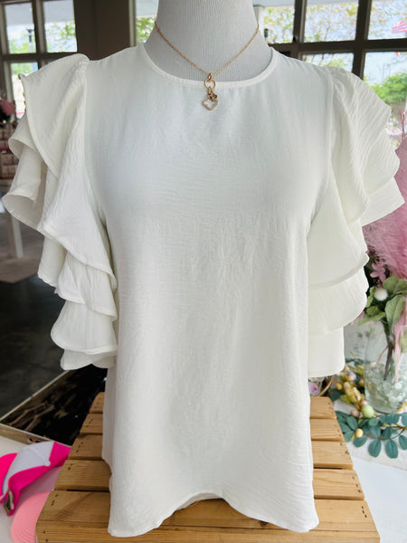 Head Start Blouse - White