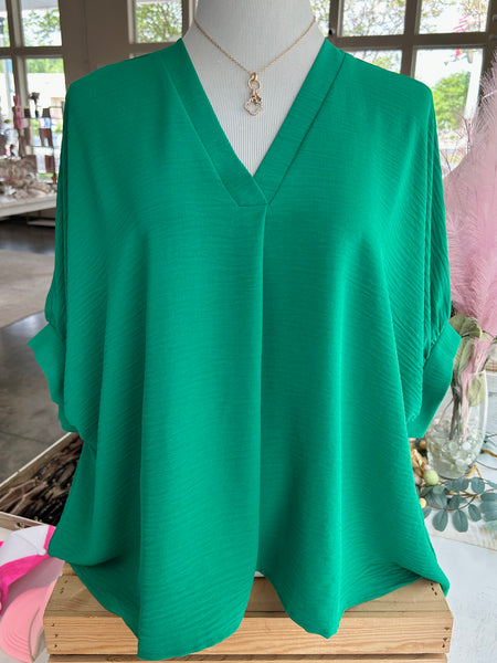 Nothing But The Best Blouse - Green