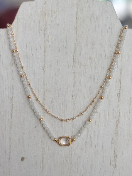 Crystal Coast Layered Necklace