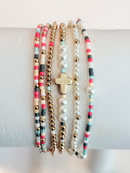 Angelic Charm Bracelet Set - Multi