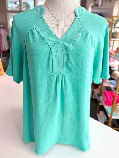 Weekend Escape Blouse - Emerald