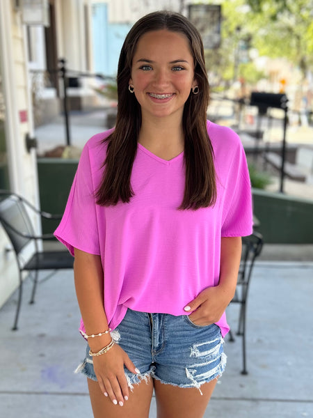 Daybreak Dreams Top - Mauve