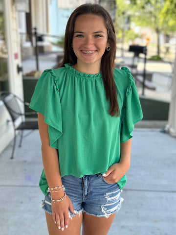 Just For Fun Top - Green