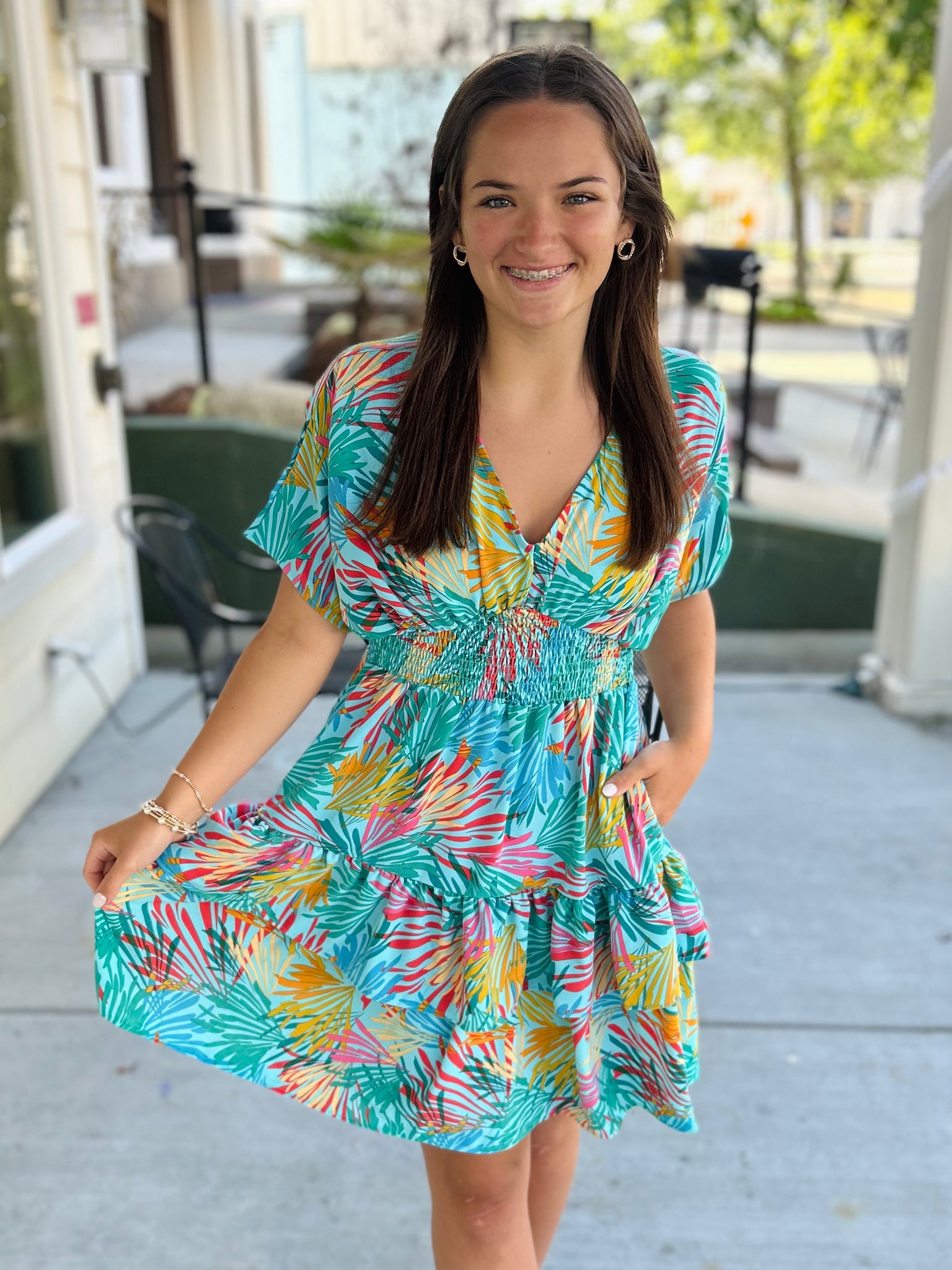 Island Breeze Dress - Mint