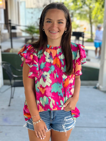 Bloom Babe Blouse - Pink