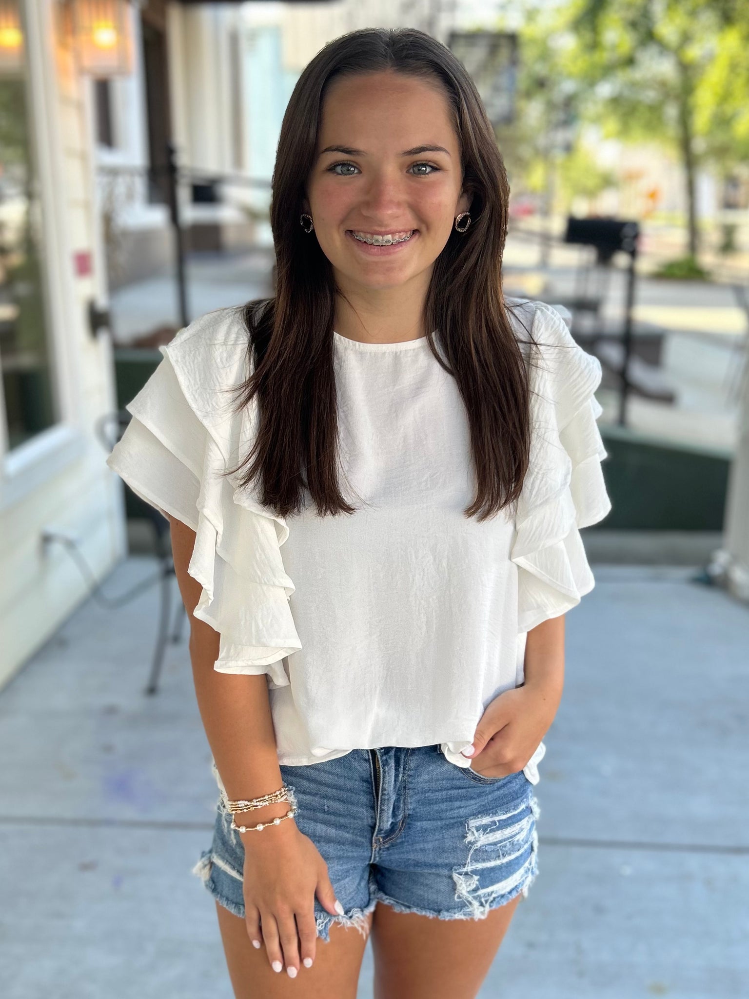 Head Start Blouse - White