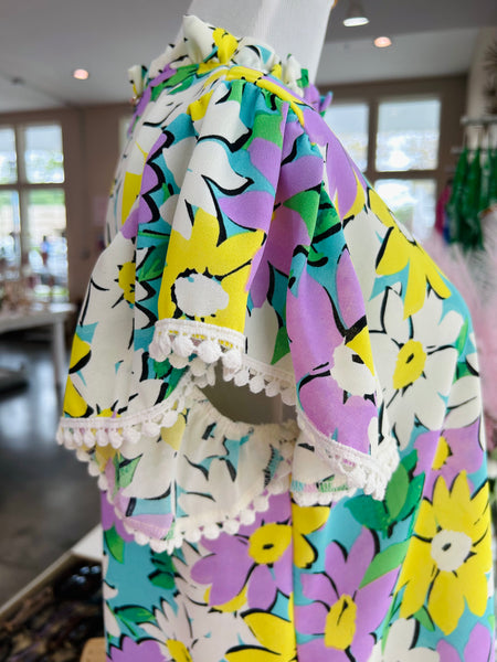 Blooming Beauty Top - Teal