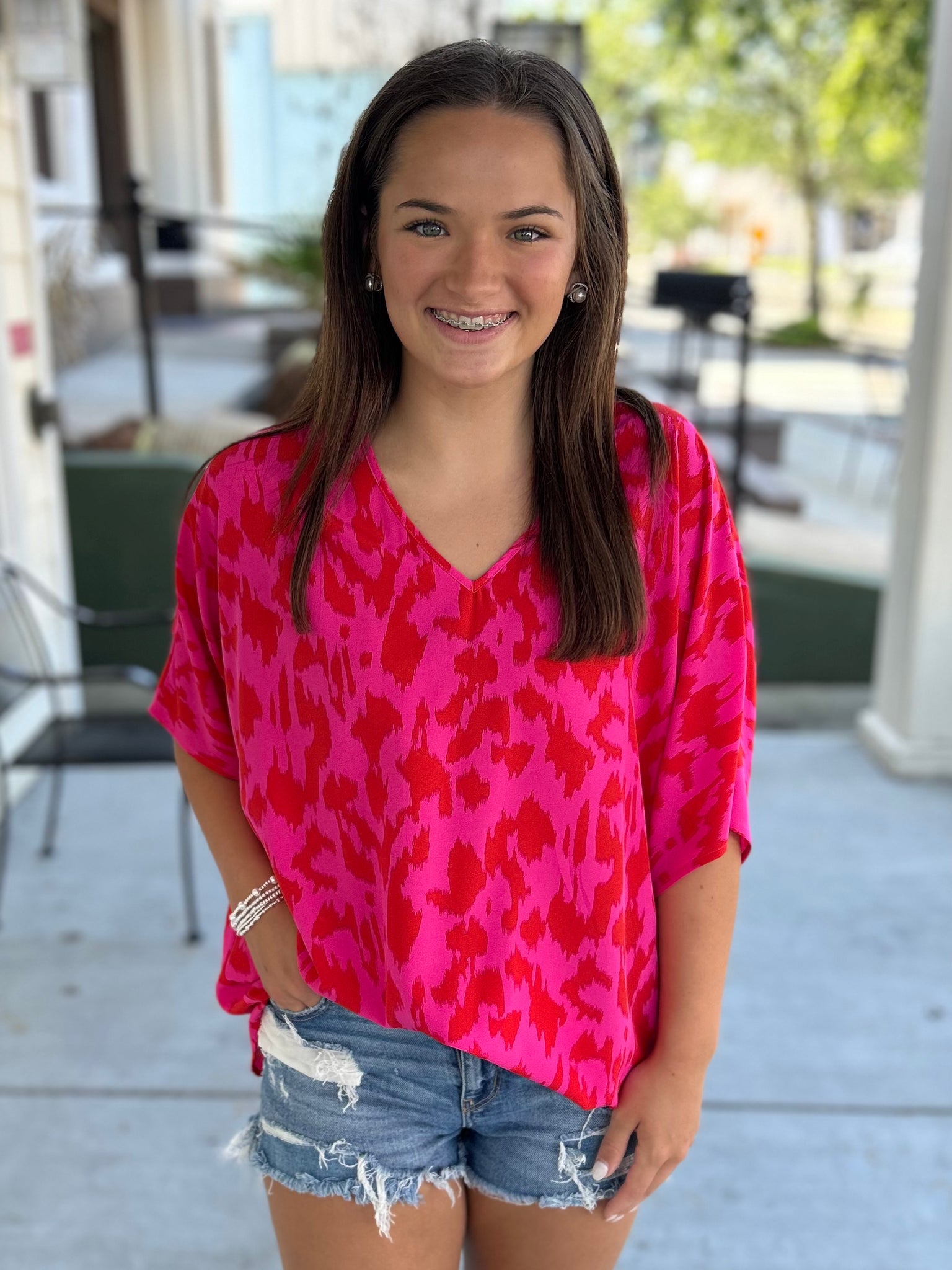 Living The Dream Blouse - Pink