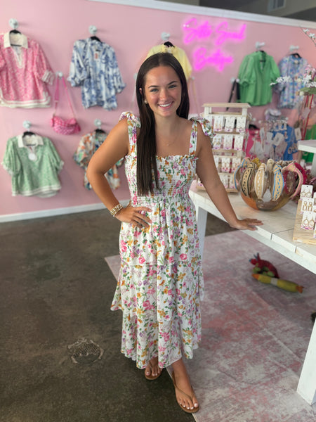 Pretty Meadow Dress - Ivory