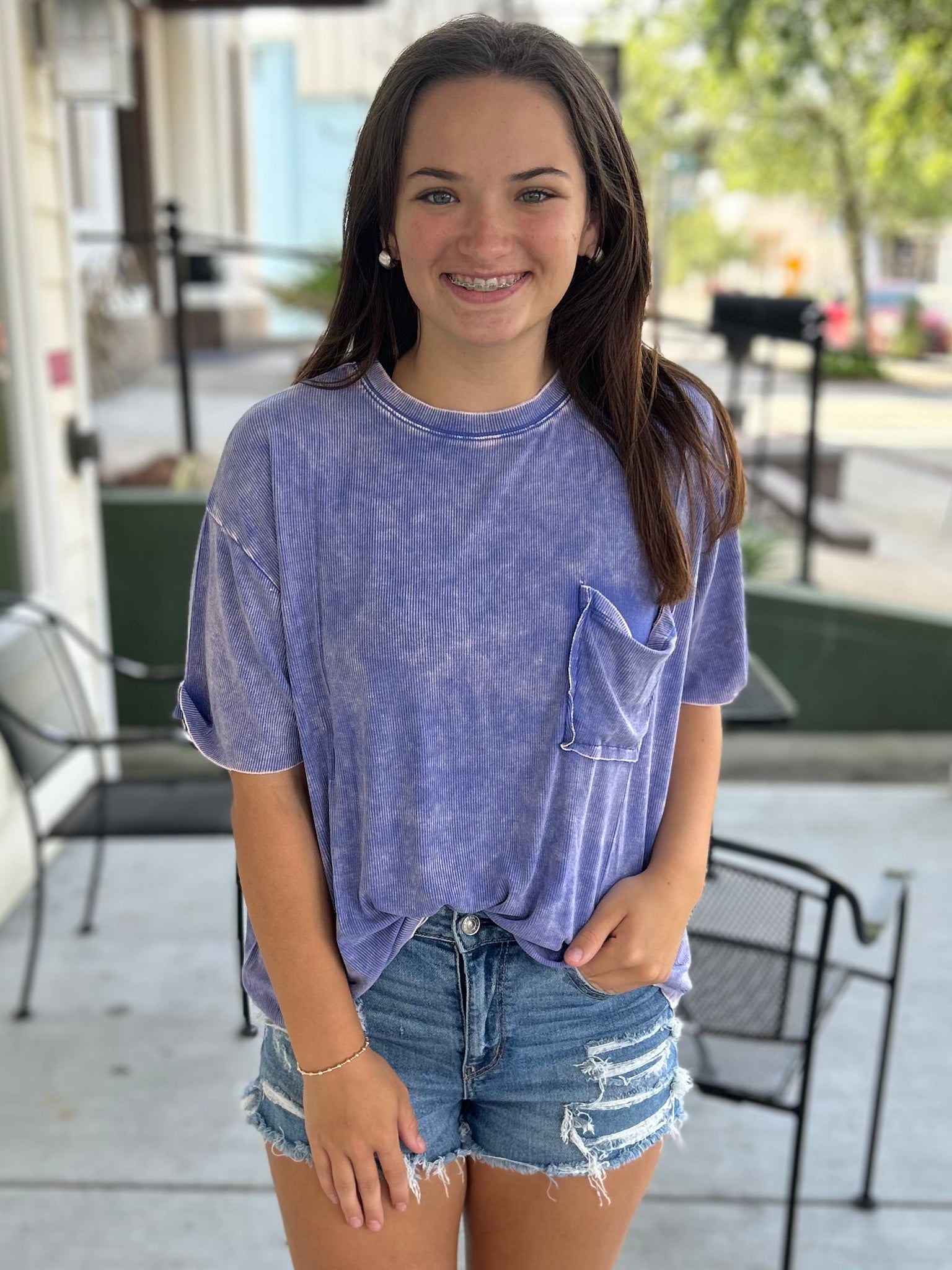 In My Element Top - Indigo