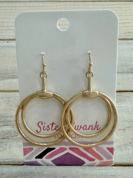 Classic Link Earrings - Gold
