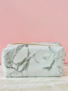 Marble Print Makeup Pouch