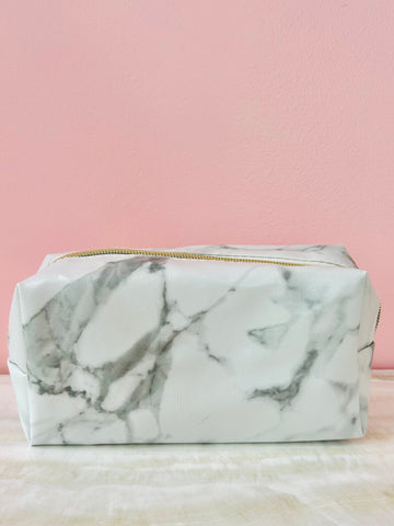 Marble Print Makeup Pouch