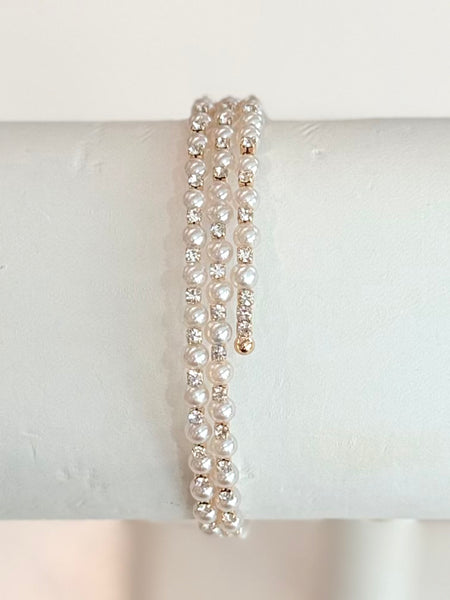 Forever Pearl Bracelet - Gold