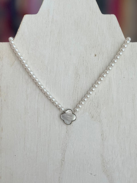 Pearl Petal Necklace