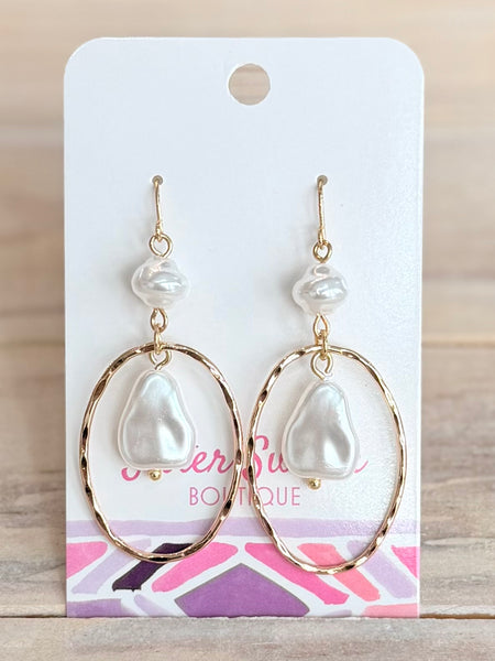 Forever Pearl Drop Earrings