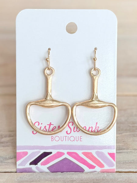 Country Club Drop Earrings - Gold