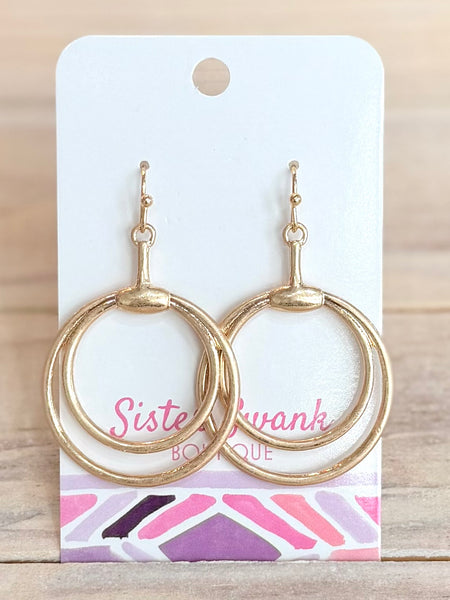 Classic Link Earrings - Gold