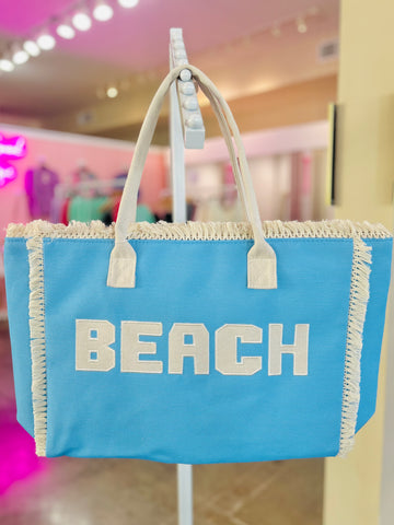 Beach Bound Tote - Blue