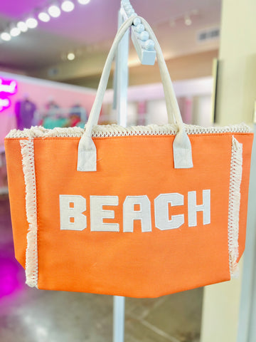 Beach Bound Tote - Orange