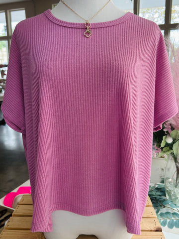 Just Focus Top - Mauve