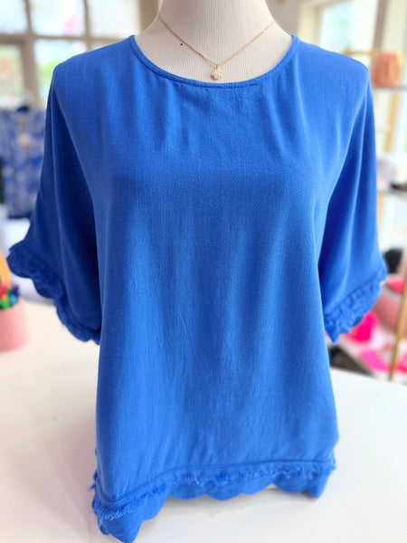 Saltwater Breeze Top - Blue